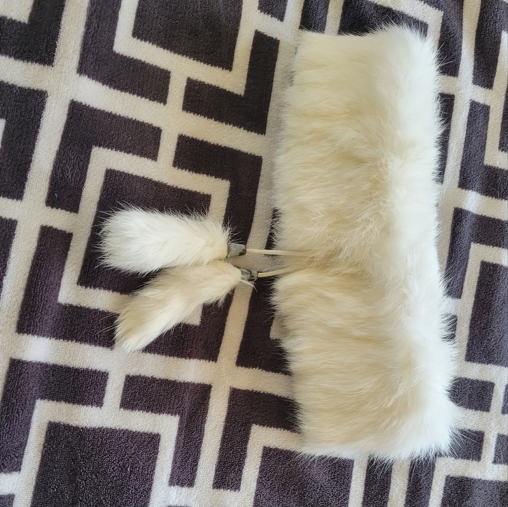 Real fur neck warmer